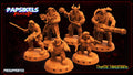 3D Printed Papsikels Fantasy Metahumans Set 28mm 32mm