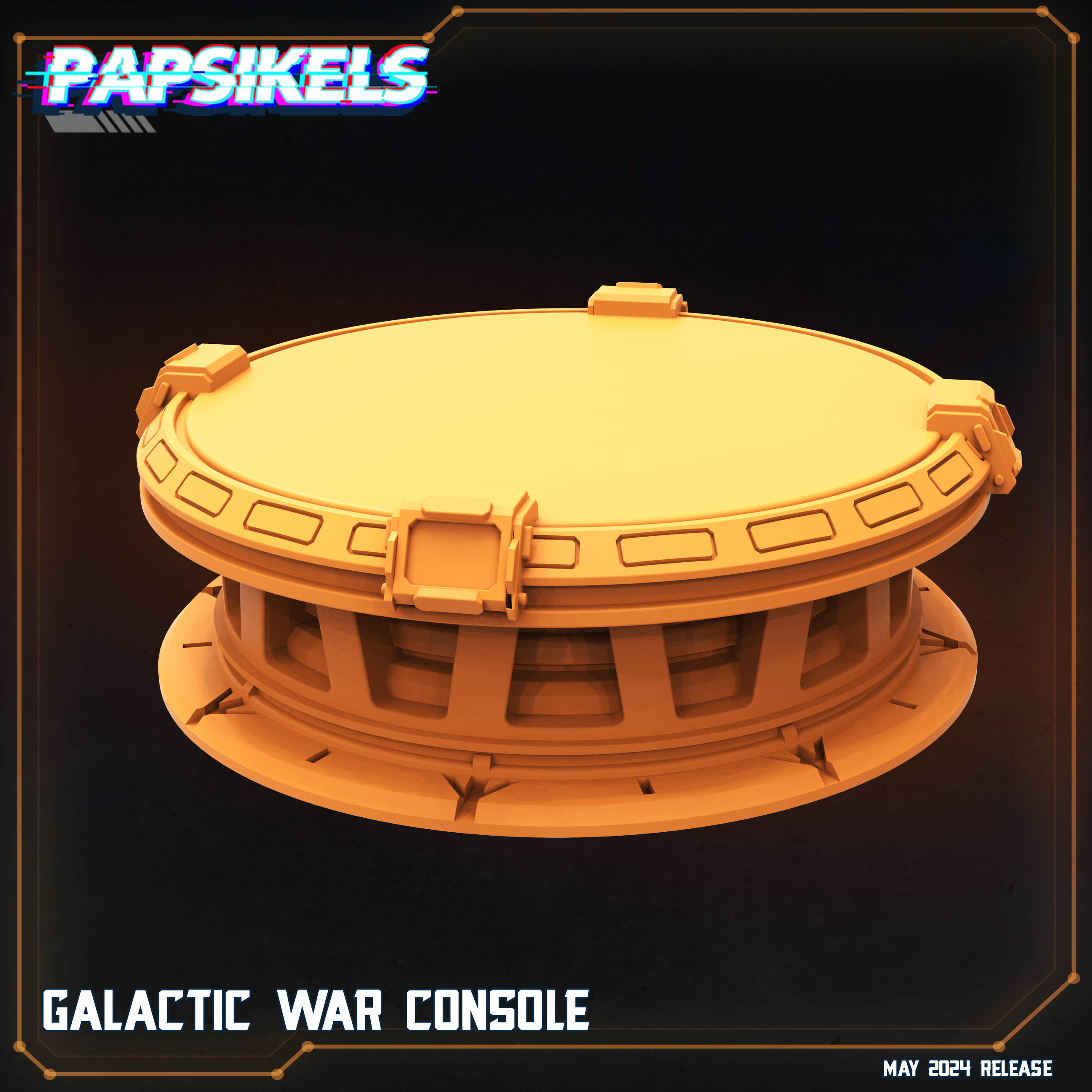 3D Printed Papsikels Galactic War Console Democracy Troopers Bugs and Bots 28mm 32mm