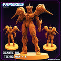 3D Printed Papsikels Gigantic Bio Techno Man A 28mm 32mm