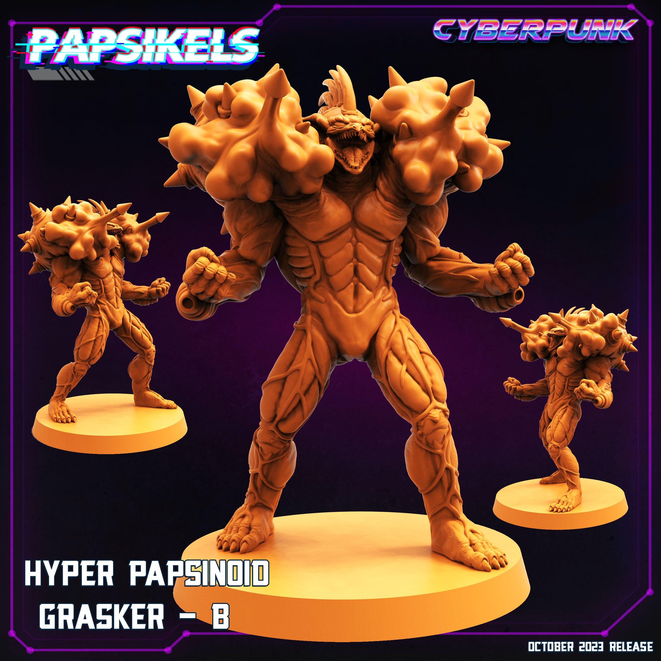 3D Printed Papsikels Grasker B Hyper Papsinoid Grasker Set 28mm 32mm