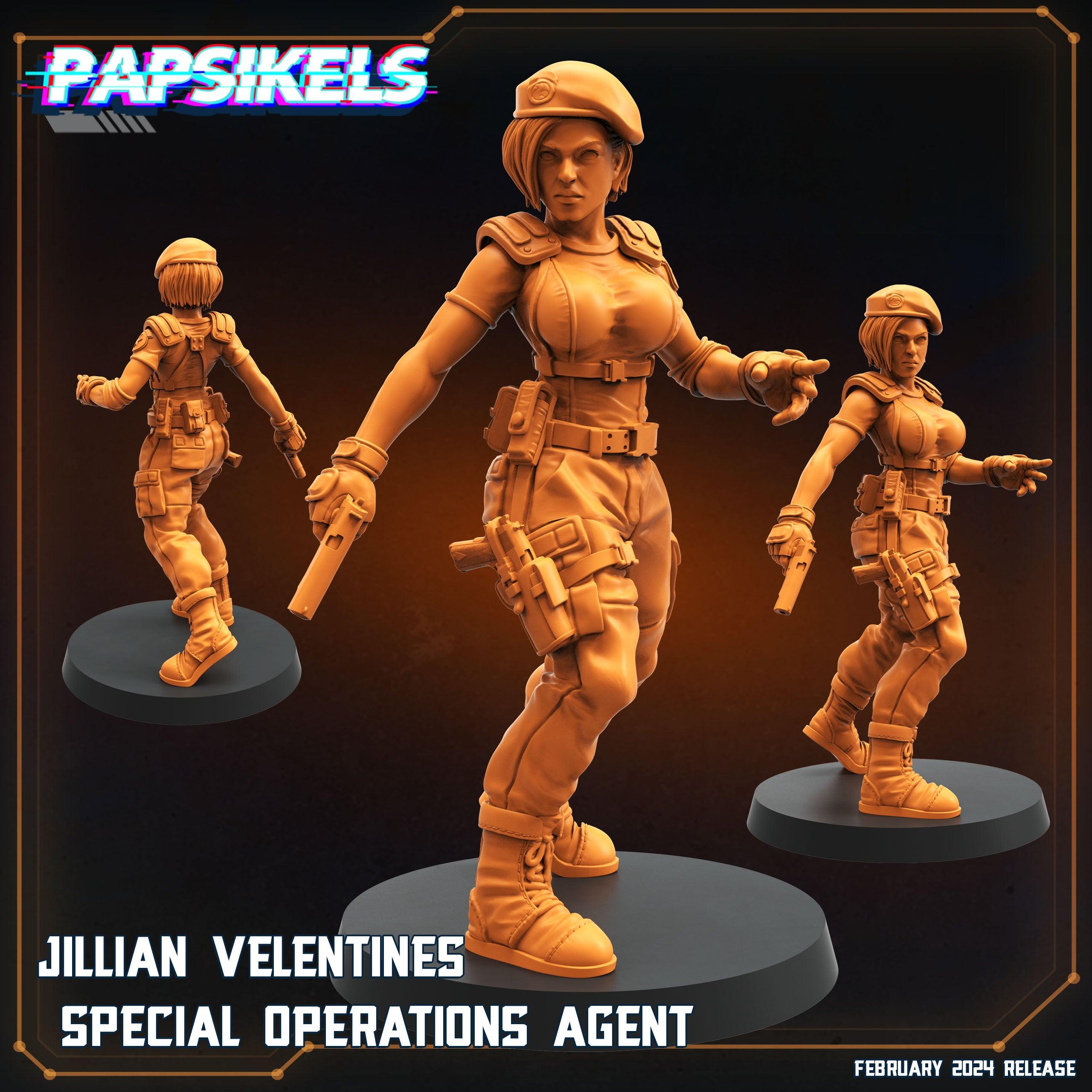 3D Printed Papsikels Jillian Velentines 28mm 32mm