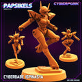 3D Printed Papsikels July 2023 - Cyberpunk Cyberbabe Ispinasya 28mm 32mm