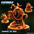 3D Printed Papsikels Krampus The Wise 28mm 32mm
