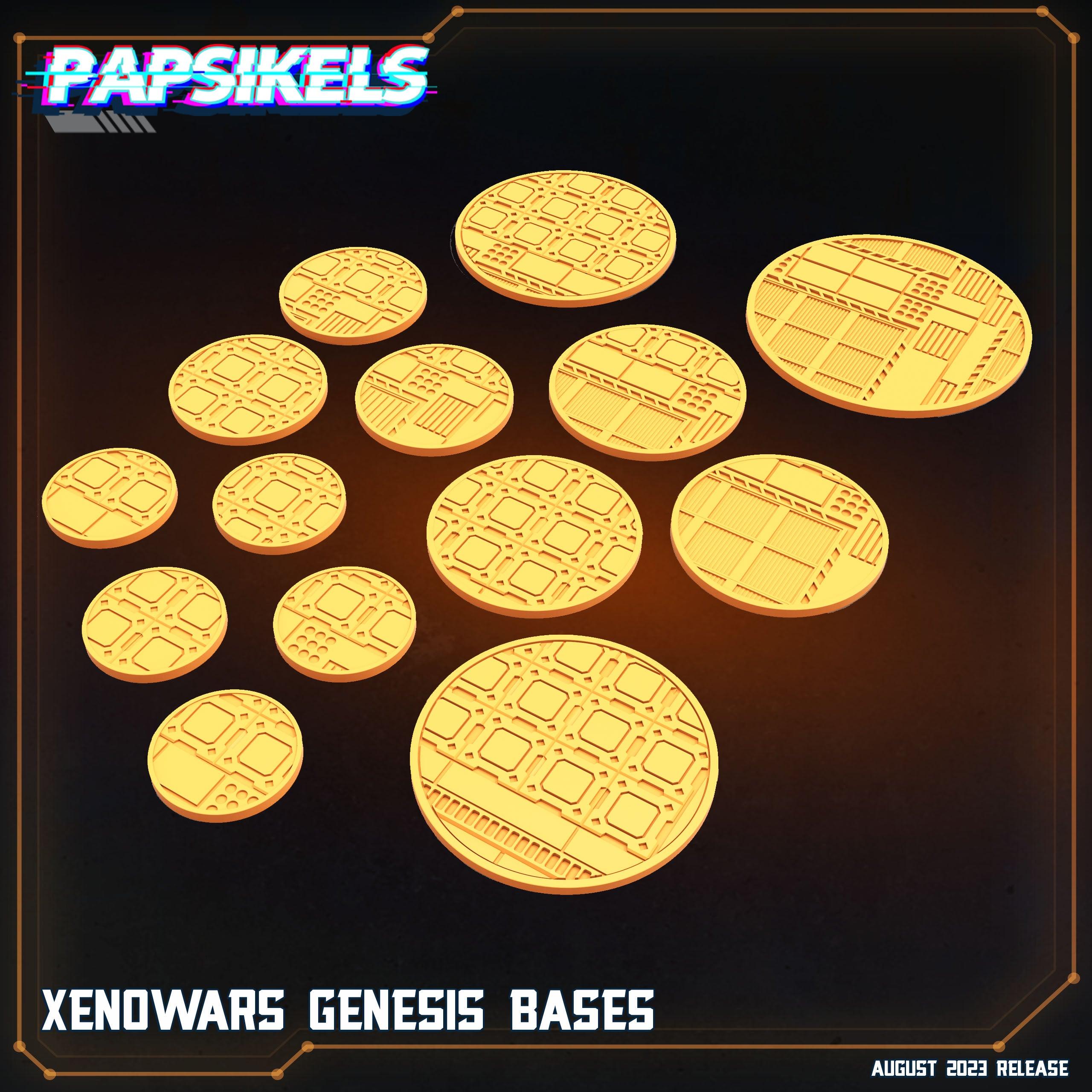 3D Printed Papsikels May 2023 Scifi - Star Entrance - Into The Multi World Set Base Xenowars Genesis 28mm 32mm