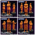 3D Printed Papsikels Nexus 7 Experimental Replicant Set SEPTEMBER 2024 CYBERPUNK 28mm 32mm
