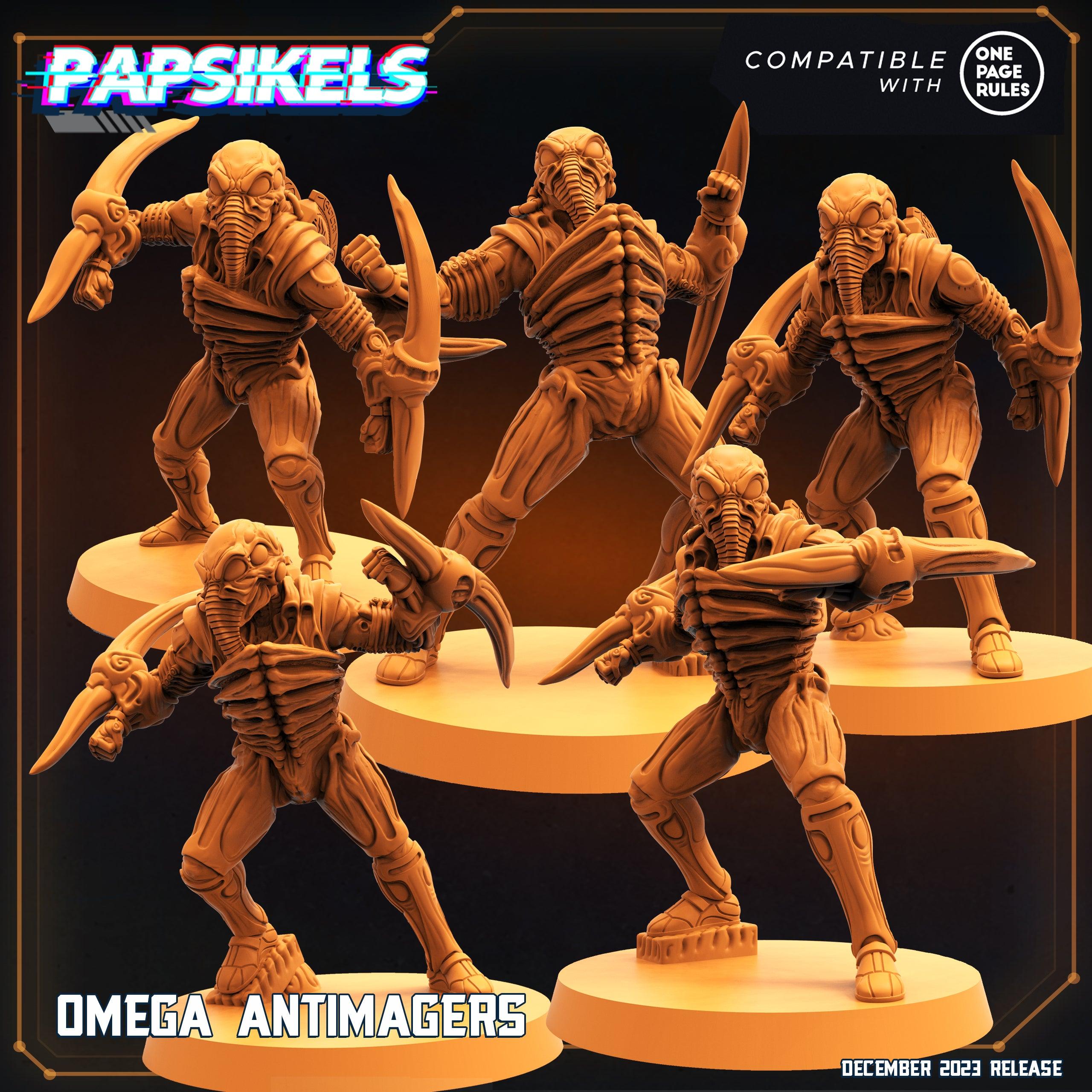 3D Printed Papsikels Omega Antimagers 28mm 32mm