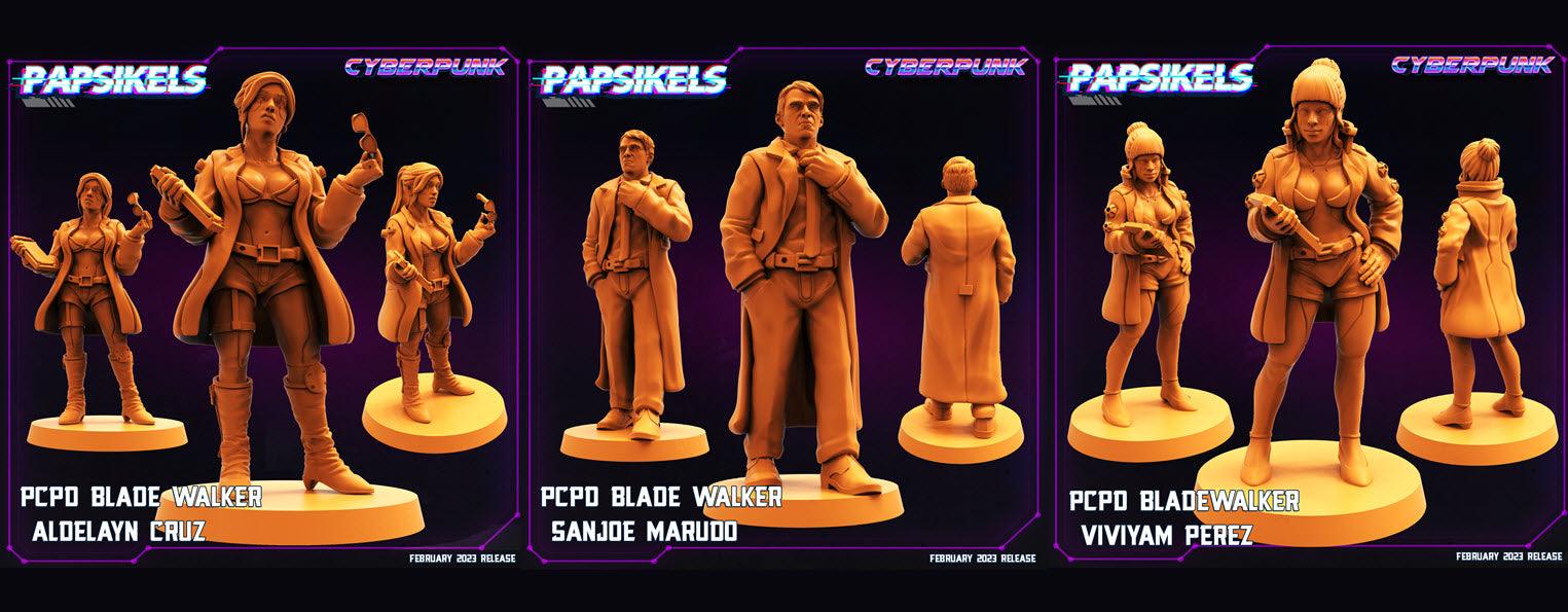3D Printed Papsikels - Pcpd Blade Walker Set - 28mm 32mm