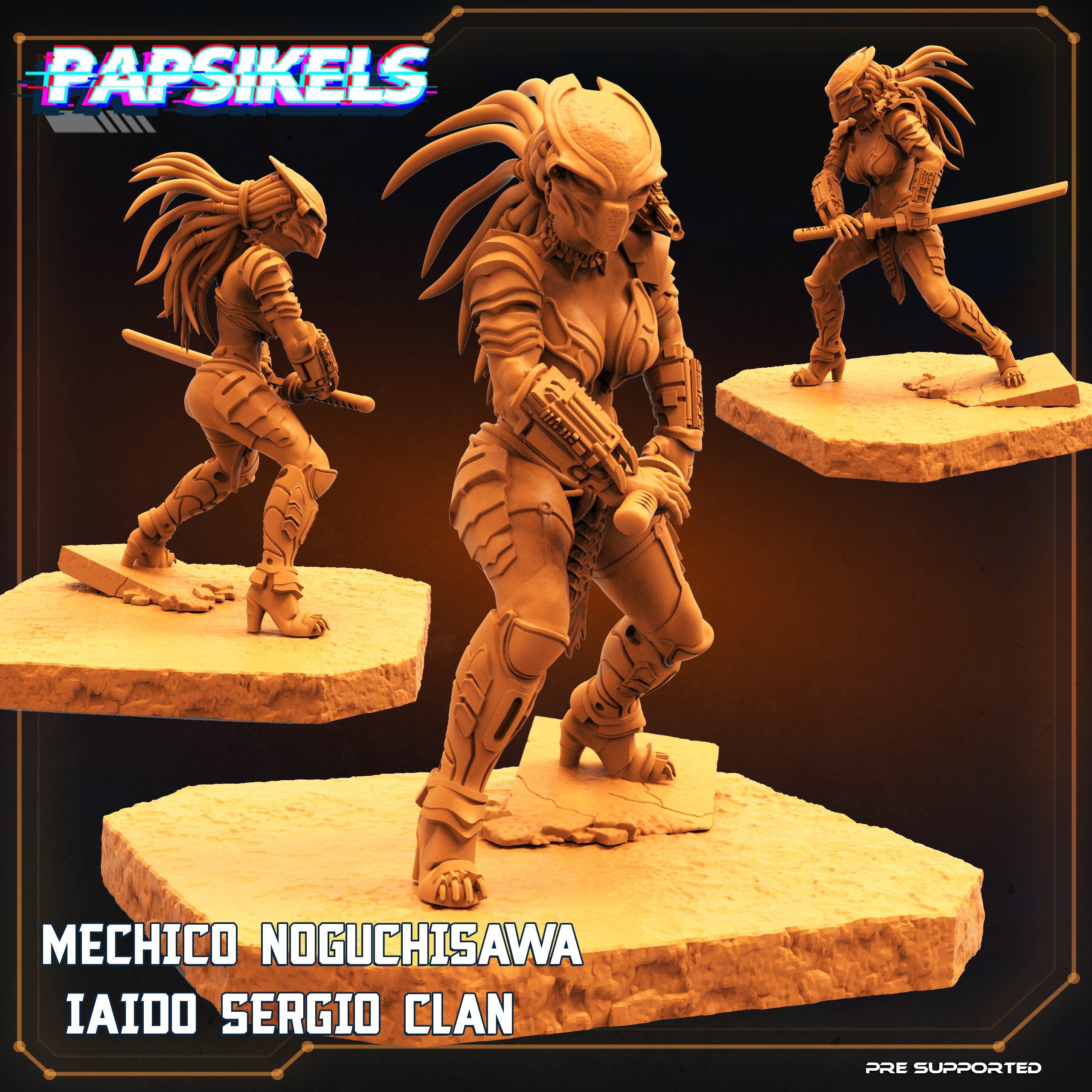 3D Printed Papsikels Sci-Fi Mechico Noguchisawa Iaido Sergio Clan - 28mm 32mm