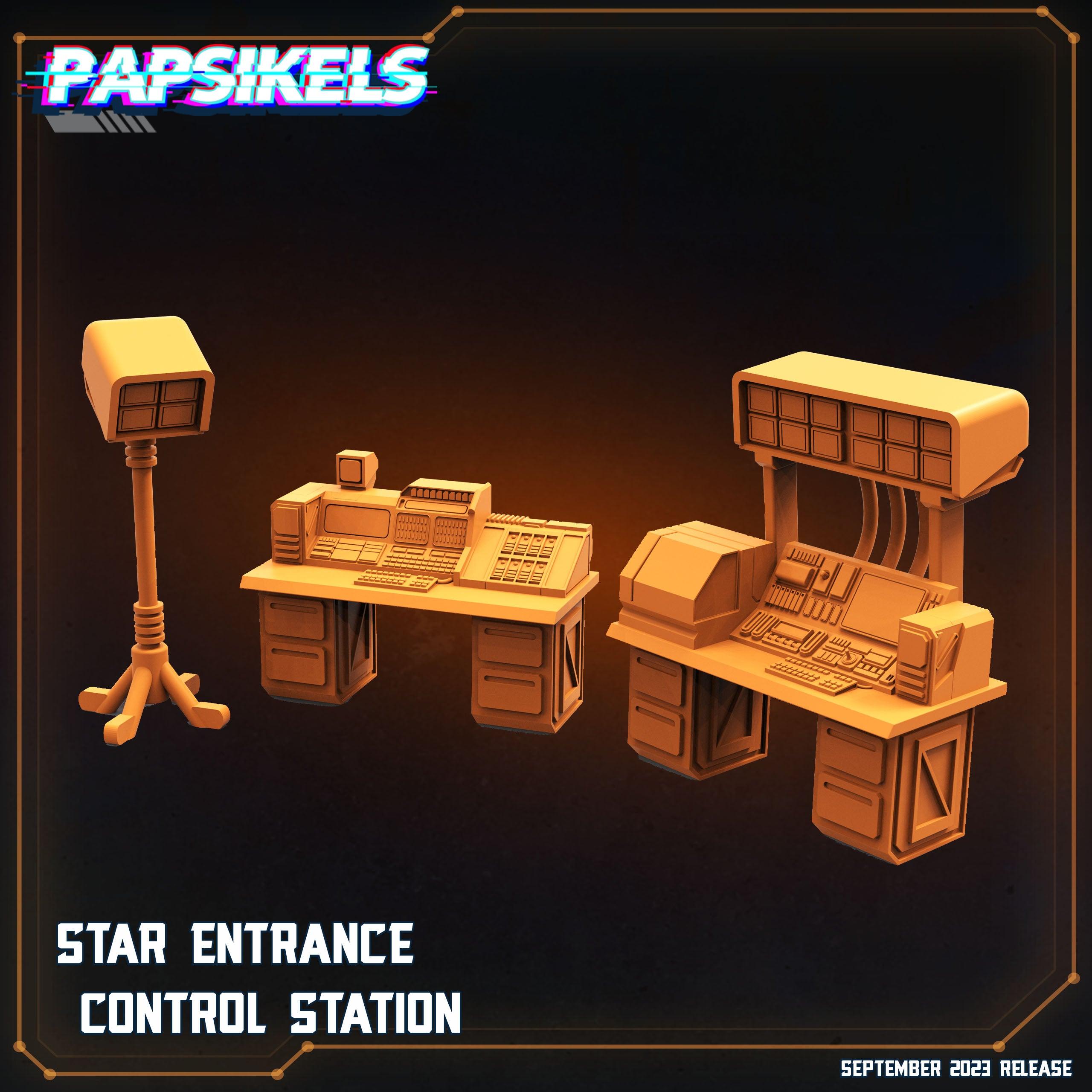 3D Printed Papsikels September 2023 - Aliens Vs Humans 6 Control Station 28mm 32mm