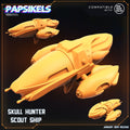 3D Printed Papsikels Skull Hunter Scout Ship 28mm 32mm