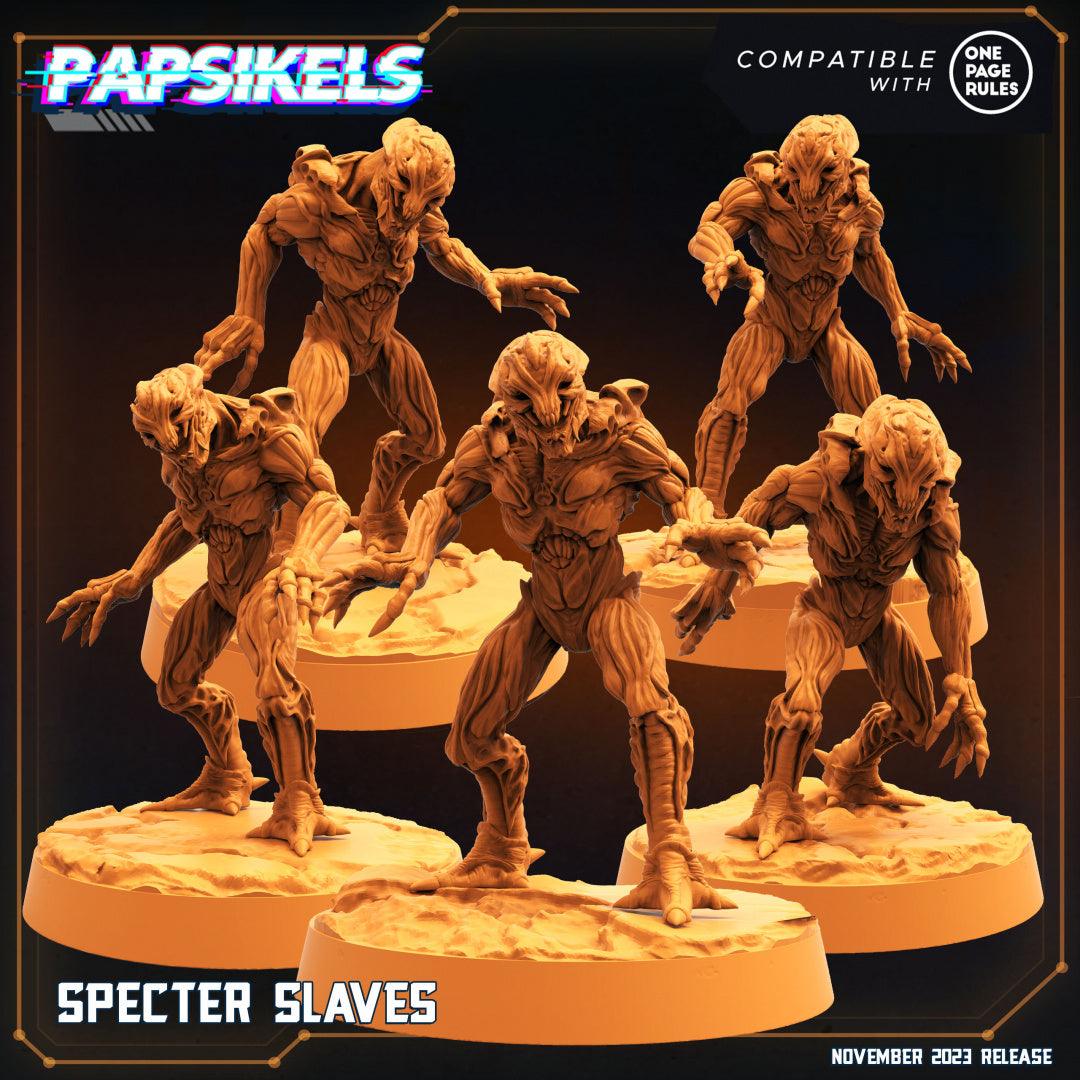 3D Printed Papsikels Specter Slaves Set Skull Hunters Army Bundle 2 28mm 32mm
