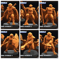 3D Printed Papsikels Xeno Squid Overseer February 2025 Scifi 28mm 32mm