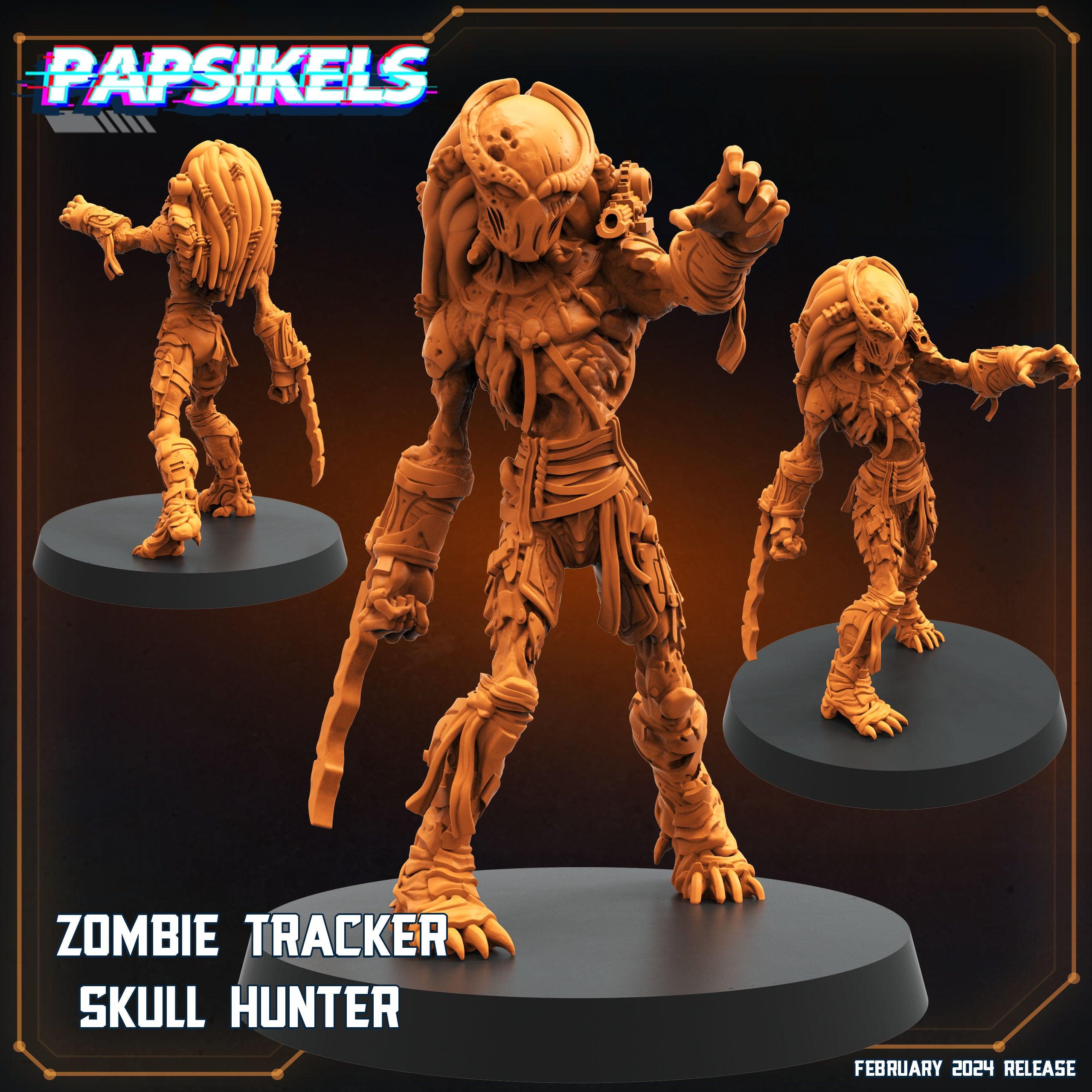 3D Printed Papsikels Zombie Tracker Skull Hunter 28mm 32mm