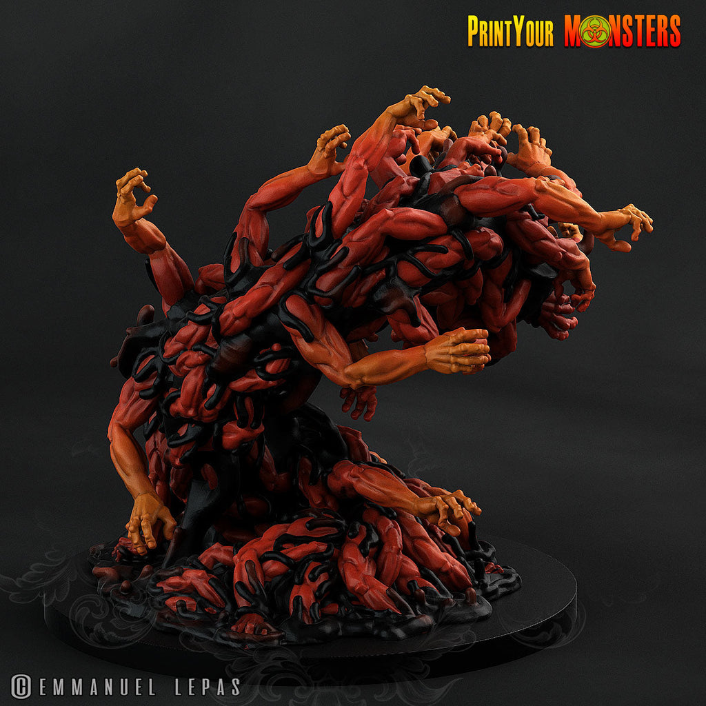 3D Printed Print Your Monster the Abyssal Hand Horrors - Gortha Shadow Worm 28mm 32mm D&D