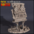 3D Printed Print Your Monsters Baba Yaga Hut Witches Pack 28mm - 32mm D&D Wargaming