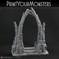 3D Printed Print Your Monsters Basalt Portal Basalt Earth Elemental Set 28mm - 32mm D&D Wargaming