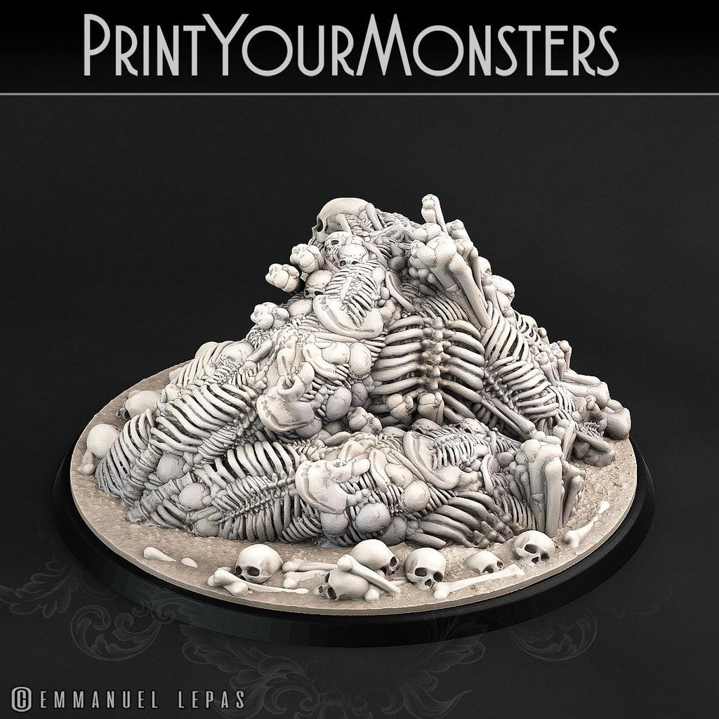 3D Printed Print Your Monsters Bones Golems - Total Golems 28mm - 32mm D&D Wargaming