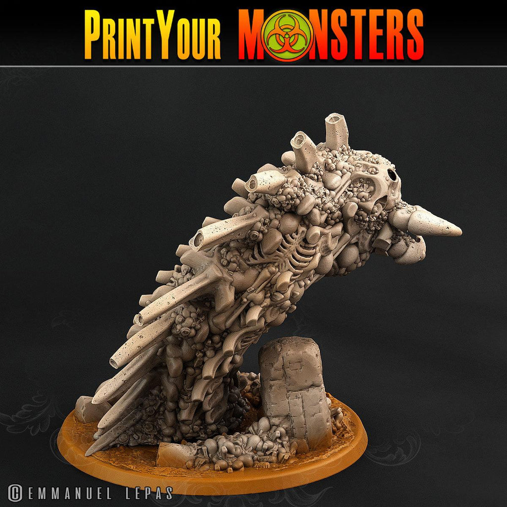3D Printed Print Your Monsters Bones Worms Land of Bones Set 28mm - 32mm D&D Wargaming