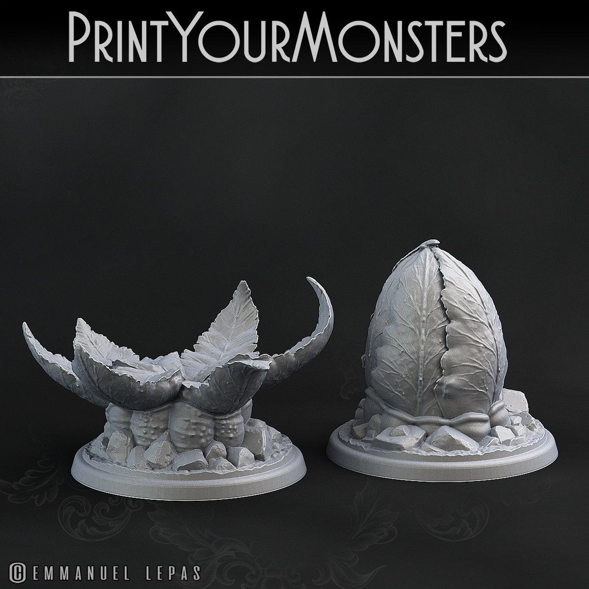 3D Printed Print Your Monsters Burrowed Leaftongue Tarantulas Carniflora Jungle Predators28mm - 32mm D&D Wargaming