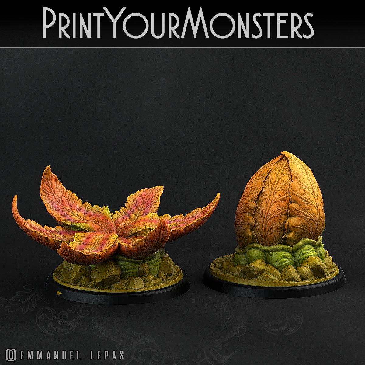 3D Printed Print Your Monsters Burrowed Leaftongue Tarantulas Carniflora Jungle Predators28mm - 32mm D&D Wargaming