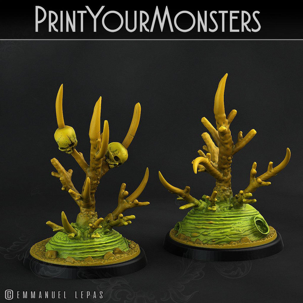 3D Printed Print Your Monsters  Carniflora Jungle Predators Set 28mm - 32mm D&D Wargaming