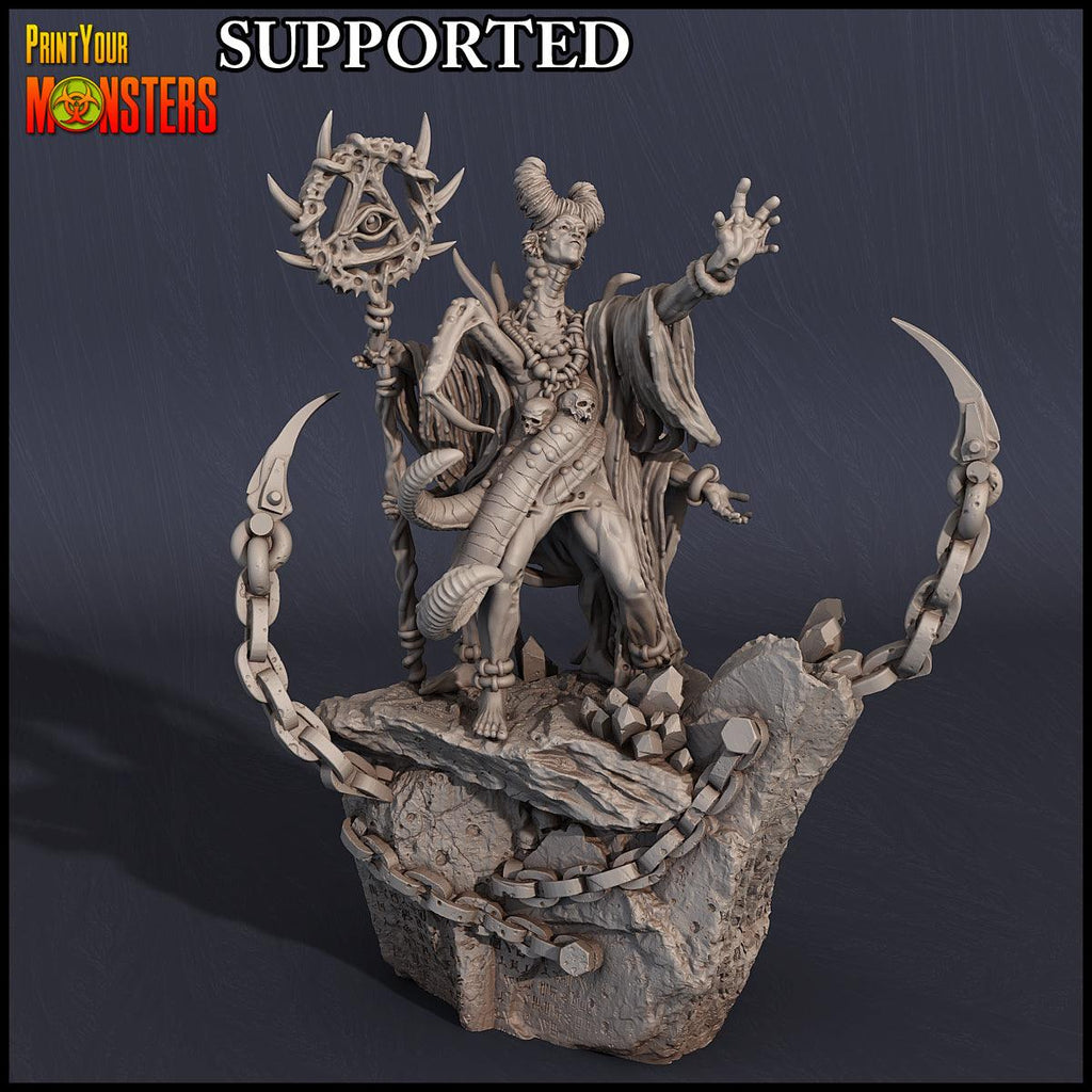 3D Printed Print Your Monsters Chaos Beast Creature Pack Full Set 28mm - 32mm D&D Wargaming