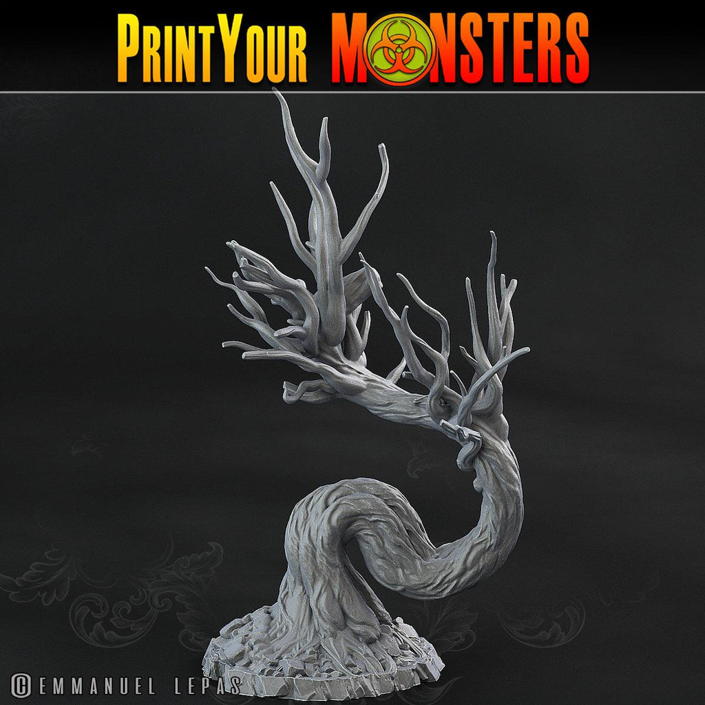 3D Printed Print Your Monsters Creepy Dark Trees The Shadowcreep Wood Set 28mm - 32mm D&D Wargaming
