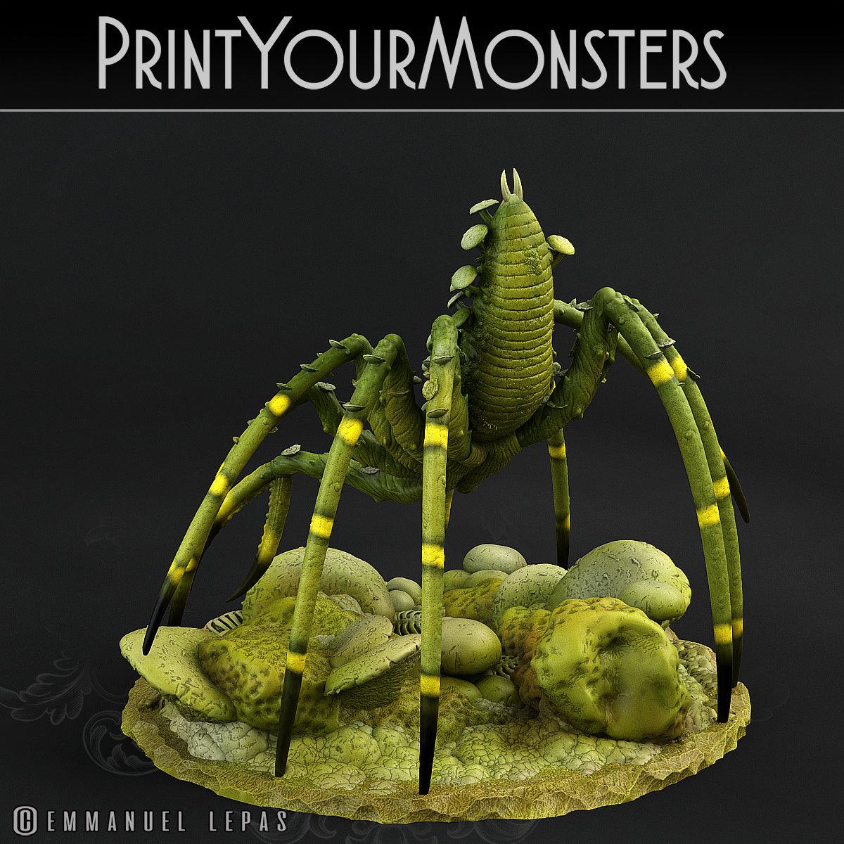 3D Printed Print Your Monsters Dancing Toadstool Spider 28mm - 32mm D&D Wargaming
