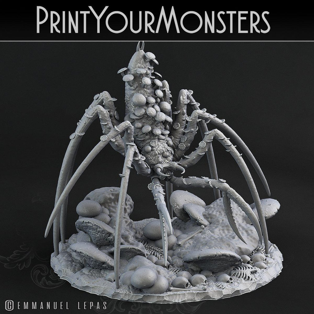 3D Printed Print Your Monsters Dancing Toadstool Spider 28mm - 32mm D&D Wargaming