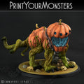 3D Printed Print Your Monsters Dangerous Pumpkin Dog 2 Attack Pack II 28mm - 32mm D&D Wargaming