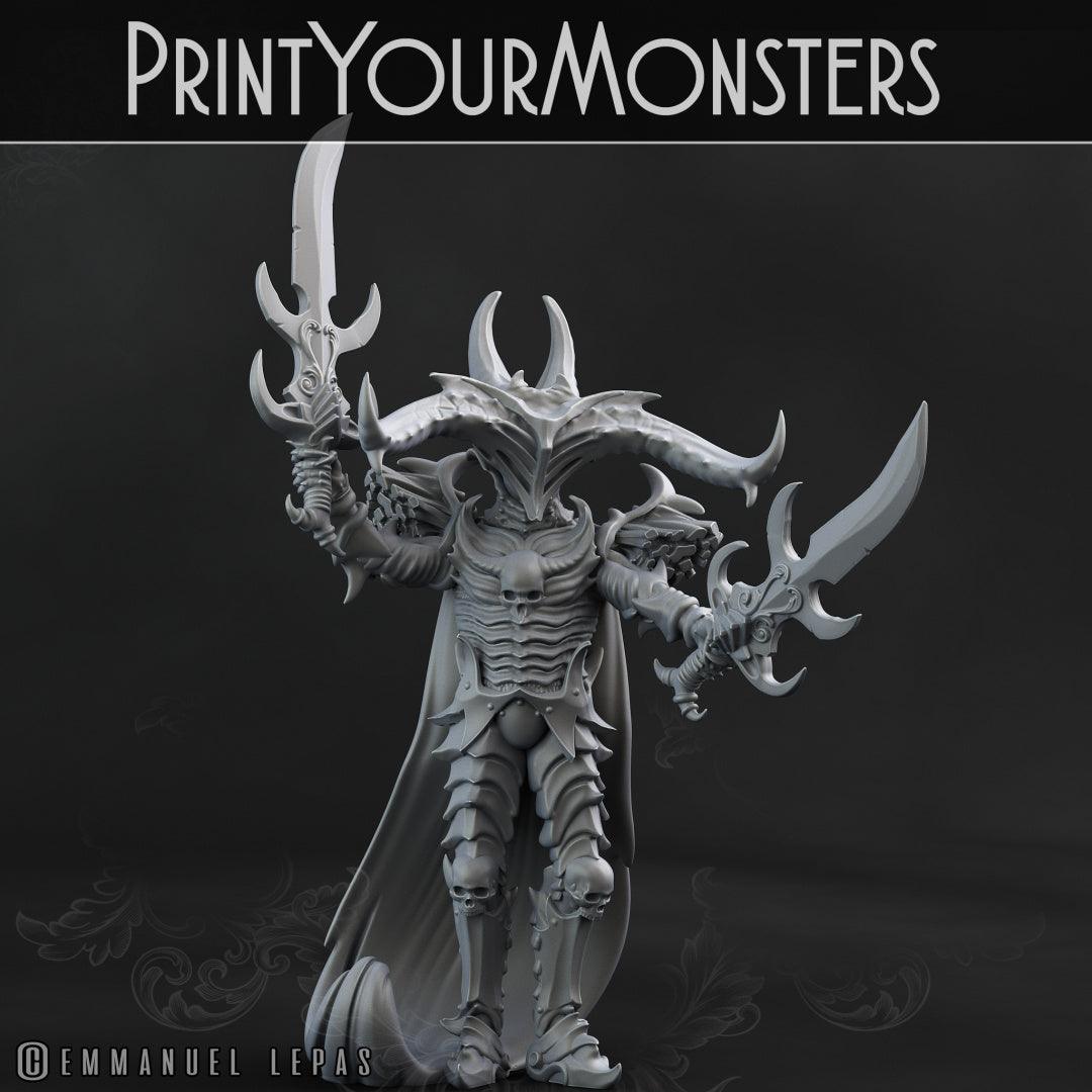 3D Printed Print Your Monsters Dark Elves Full Army Set 28mm - 32mm D&D Wargaming