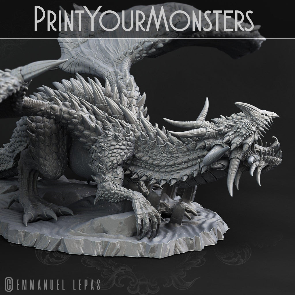 3D Printed Print Your Monsters Desert Dragon Desert Orcs Set 28mm - 32mm D&D Wargaming
