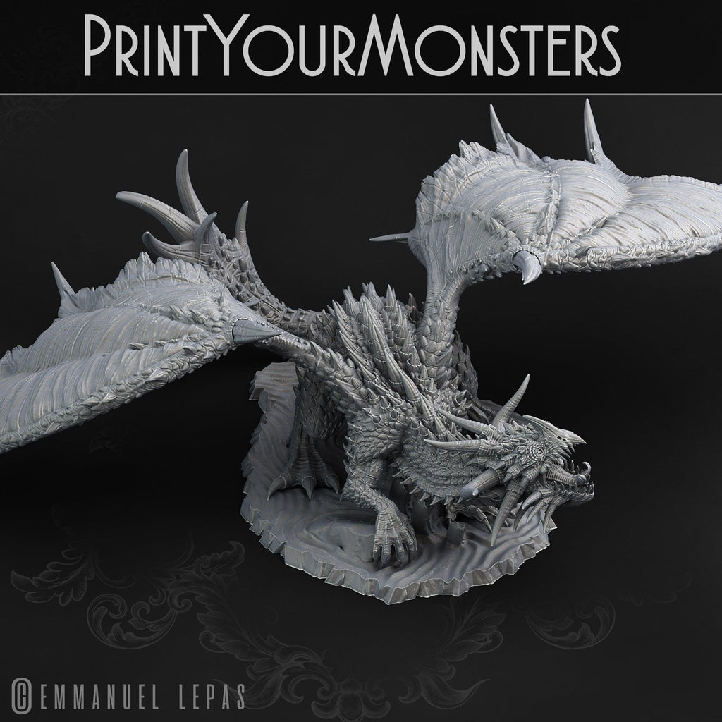 3D Printed Print Your Monsters Desert Dragon Desert Orcs Set 28mm - 32mm D&D Wargaming