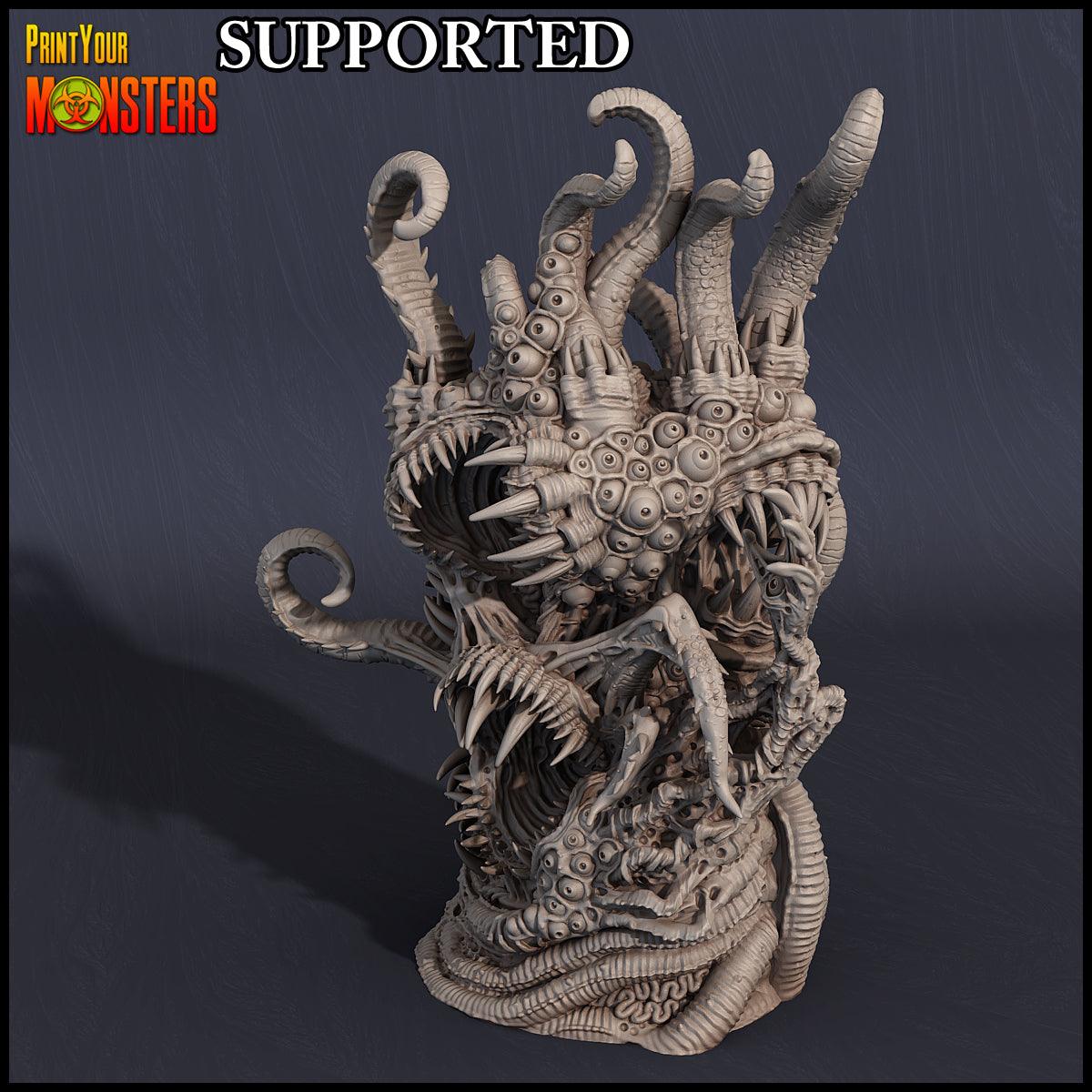3D Printed Print Your Monsters Giant Chaos Beast Chaos Creature Pack  28mm - 32mm D&D Wargaming