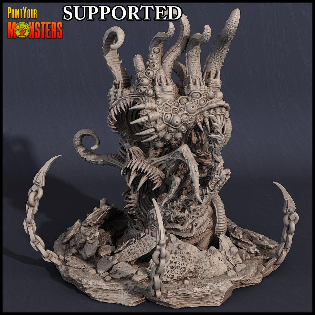 3D Printed Print Your Monsters Giant Chaos Beast Chaos Creature Pack  28mm - 32mm D&D Wargaming