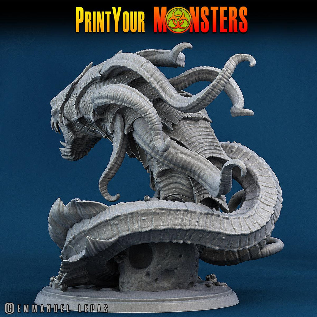 3D Printed Print Your Monsters Giant Searaleth The Searakin Domination Set 28mm - 32mm D&D Wargaming