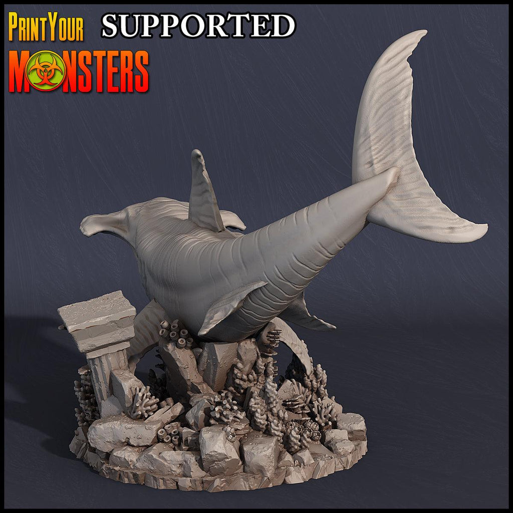3D Printed Print Your Monsters Great Hammer Rider Dark Water Sanctum 28mm - 32mm D&D Wargaming