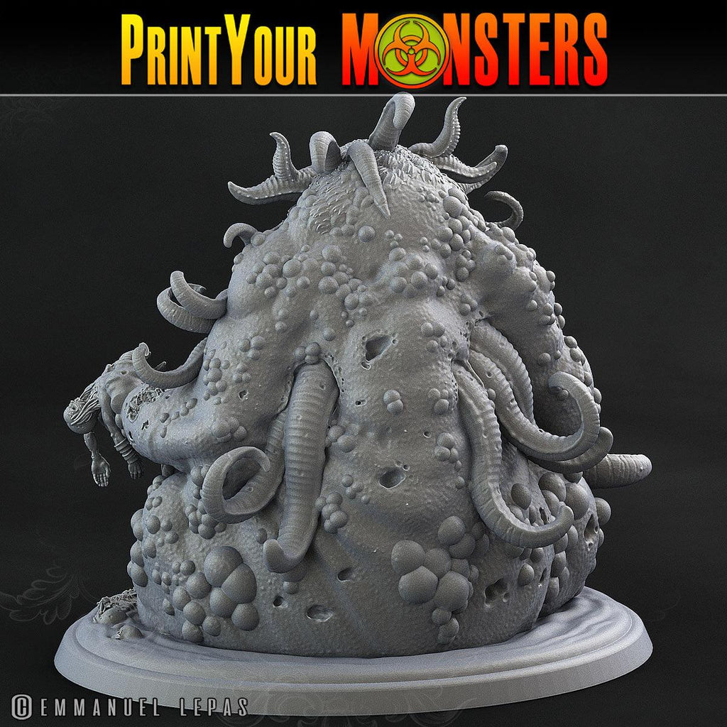 3D Printed Print Your Monsters Greater Pestilent Demon Giant Plague Demon Plague Army Of Spooky Swamp Set 28mm - 32mm D&D Wargaming