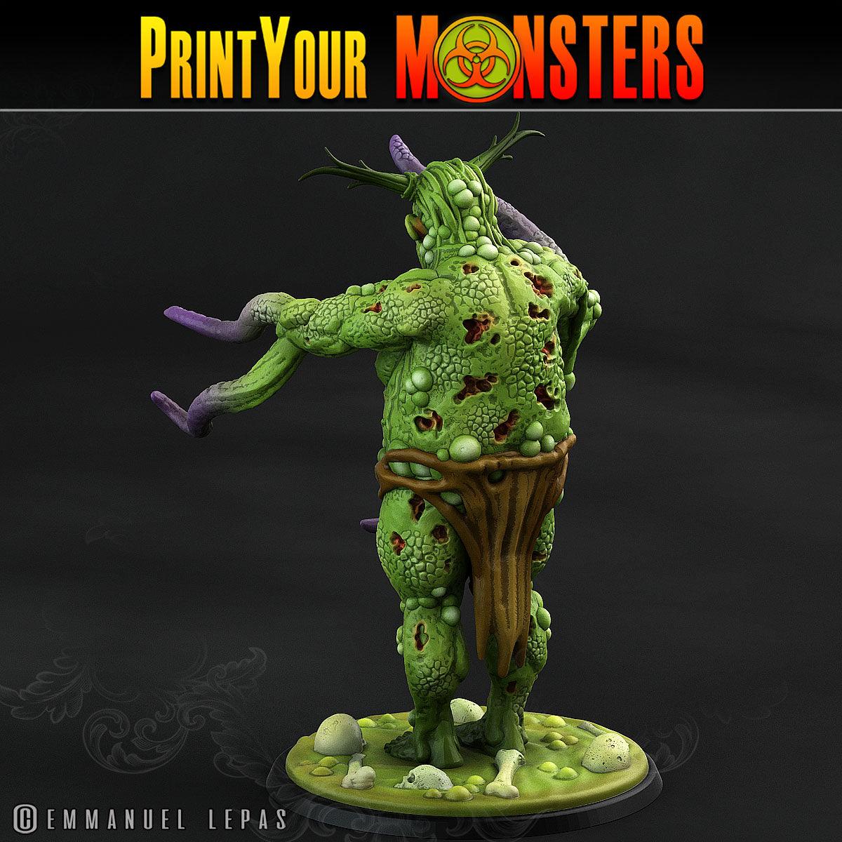 3D Printed Print Your Monsters Guardian Plague Army Of Spooky Swamp Set 28mm - 32mm D&D Wargaming