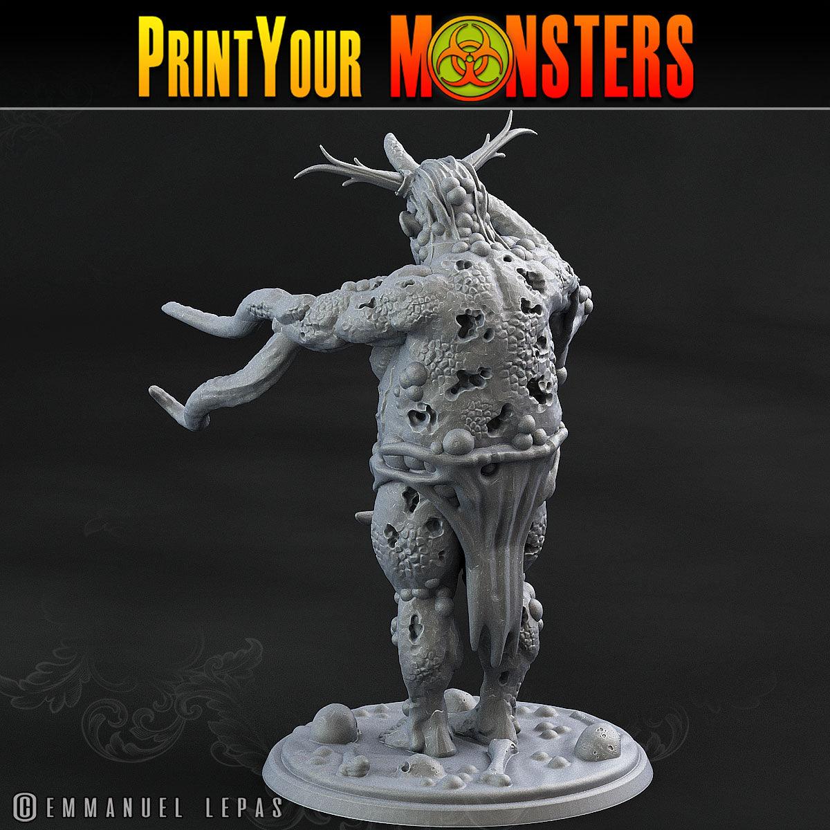 3D Printed Print Your Monsters Guardian Plague Army Of Spooky Swamp Set 28mm - 32mm D&D Wargaming
