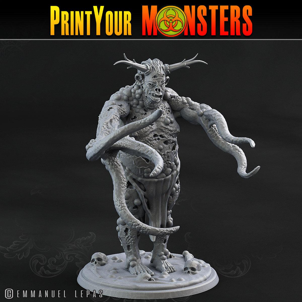 3D Printed Print Your Monsters Guardian Plague Army Of Spooky Swamp Set 28mm - 32mm D&D Wargaming
