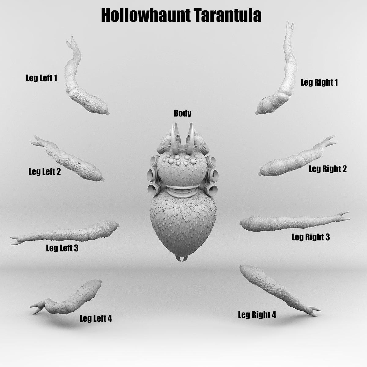 3D Printed Print Your Monsters Hollowhaunt Tarantula Spider 28mm - 32mm D&D Wargaming