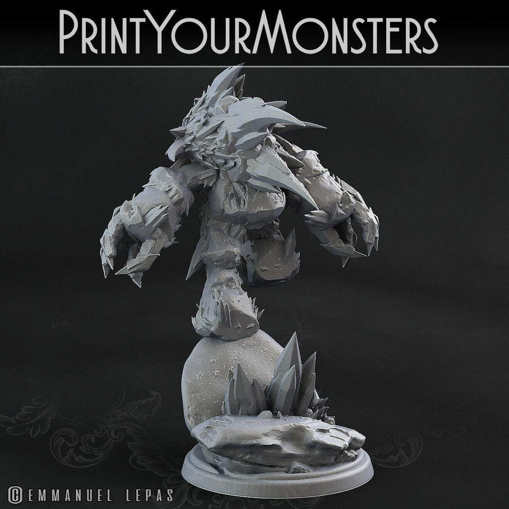 3D Printed Print Your Monsters Iceheart Lamproid The Wrath of Gloomrime Monsters Part II Set 28mm - 32mm D&D Wargaming