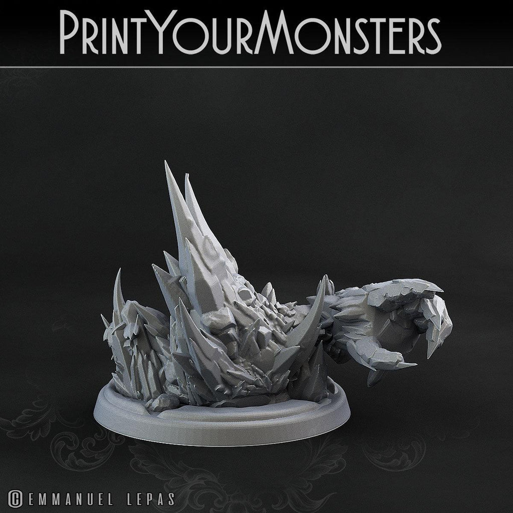 3D Printed Print Your Monsters Iceheart Lamproid The Wrath of Gloomrime Monsters Part II Set 28mm - 32mm D&D Wargaming