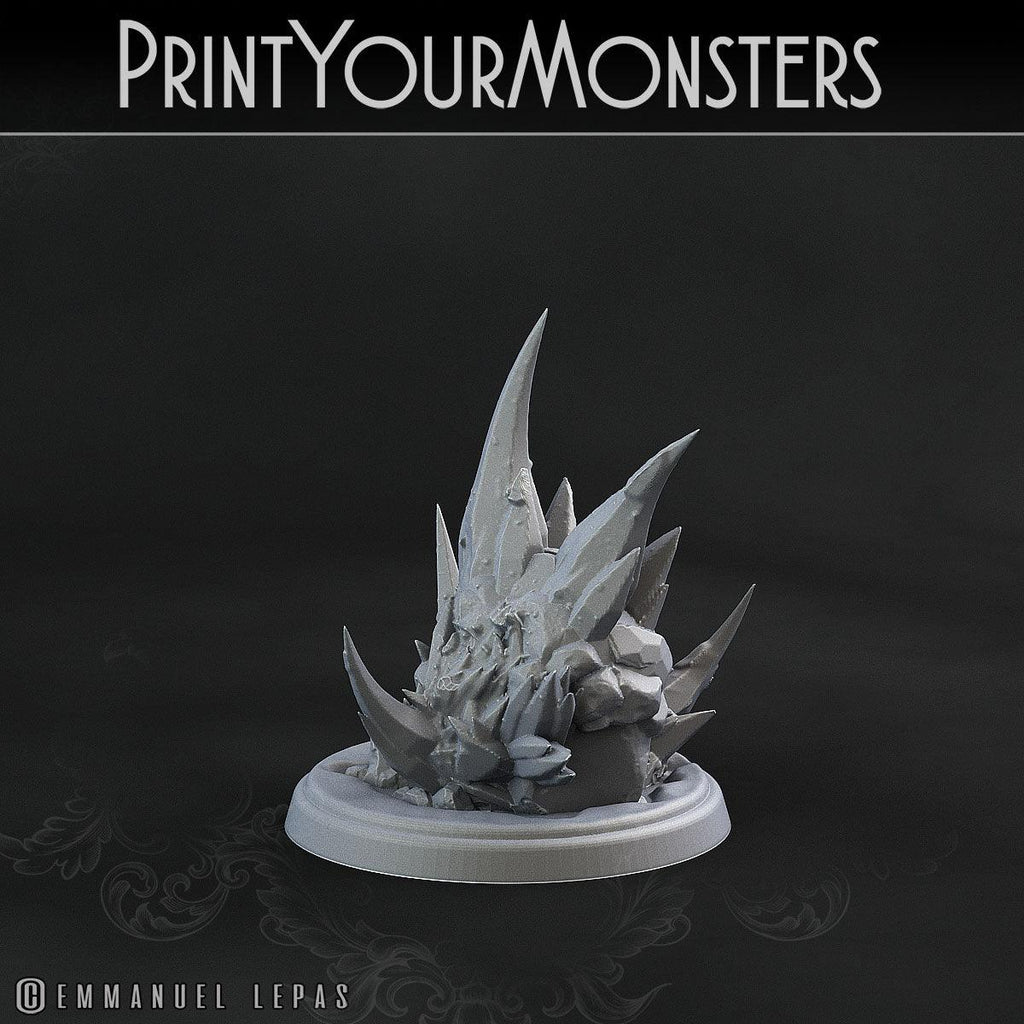3D Printed Print Your Monsters Iceheart Lamproid The Wrath of Gloomrime Monsters Part II Set 28mm - 32mm D&D Wargaming