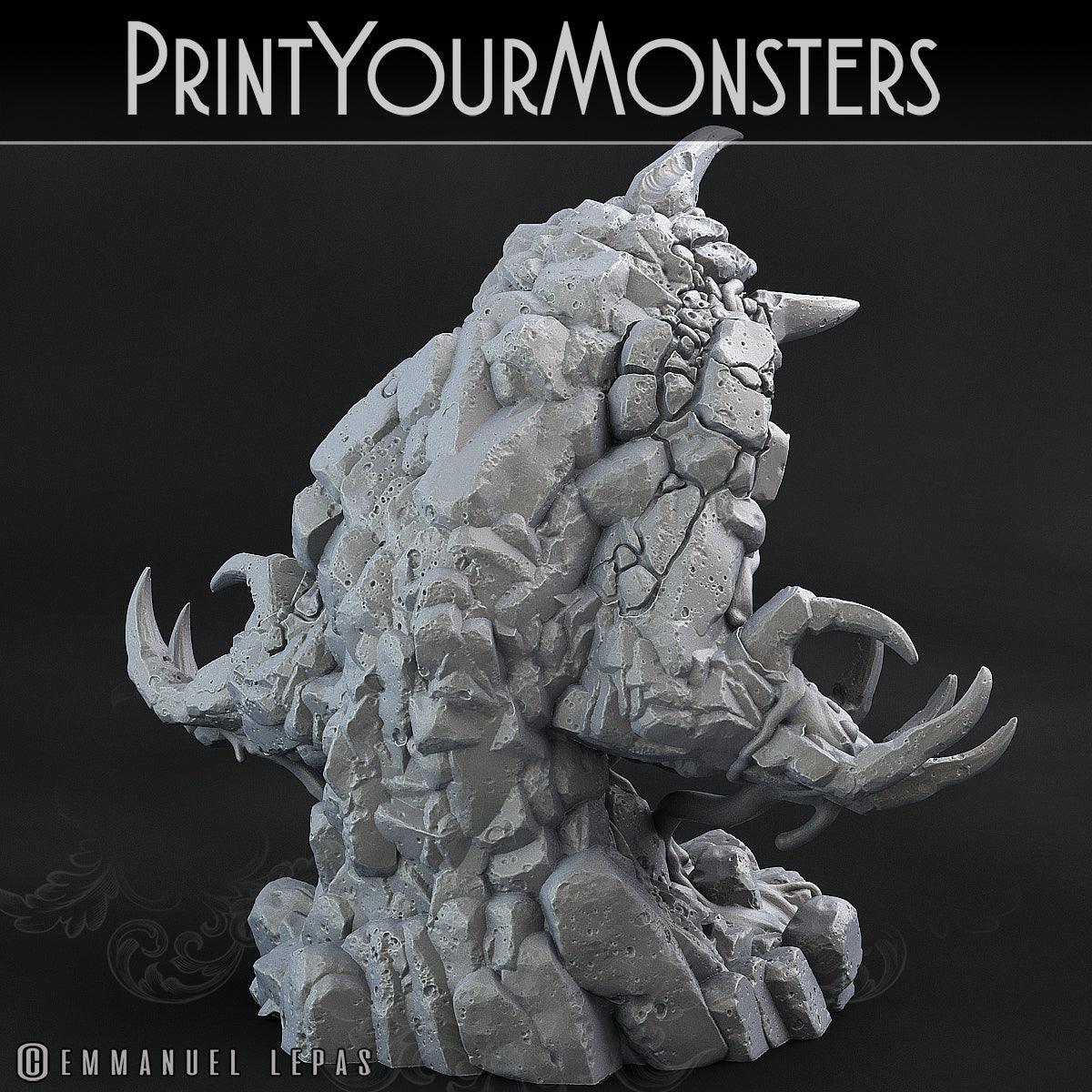 3D Printed Print Your Monsters Infernal Magma Elementals 28mm - 32mm D&D Wargaming