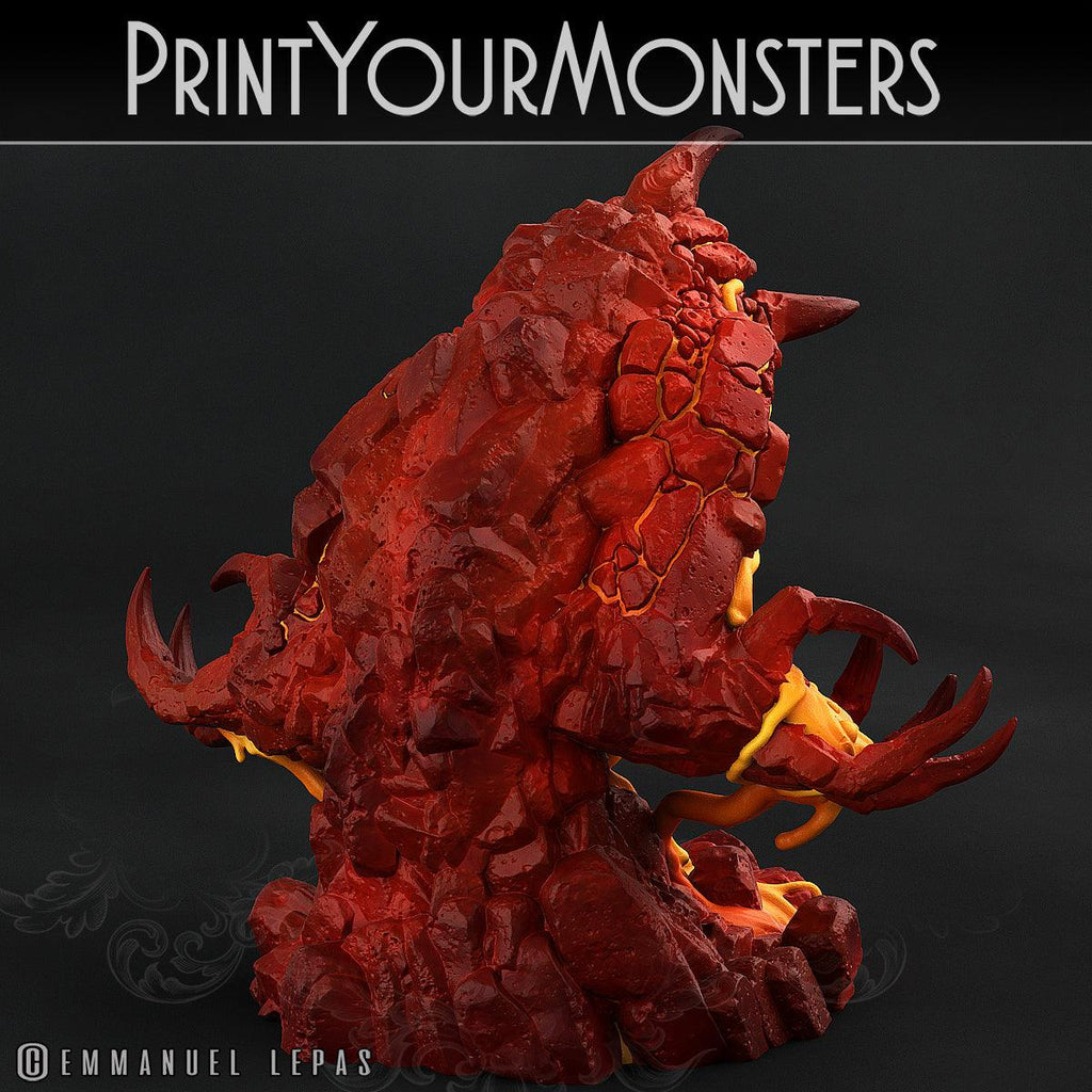 3D Printed Print Your Monsters Infernal Magma Elementals 28mm - 32mm D&D Wargaming