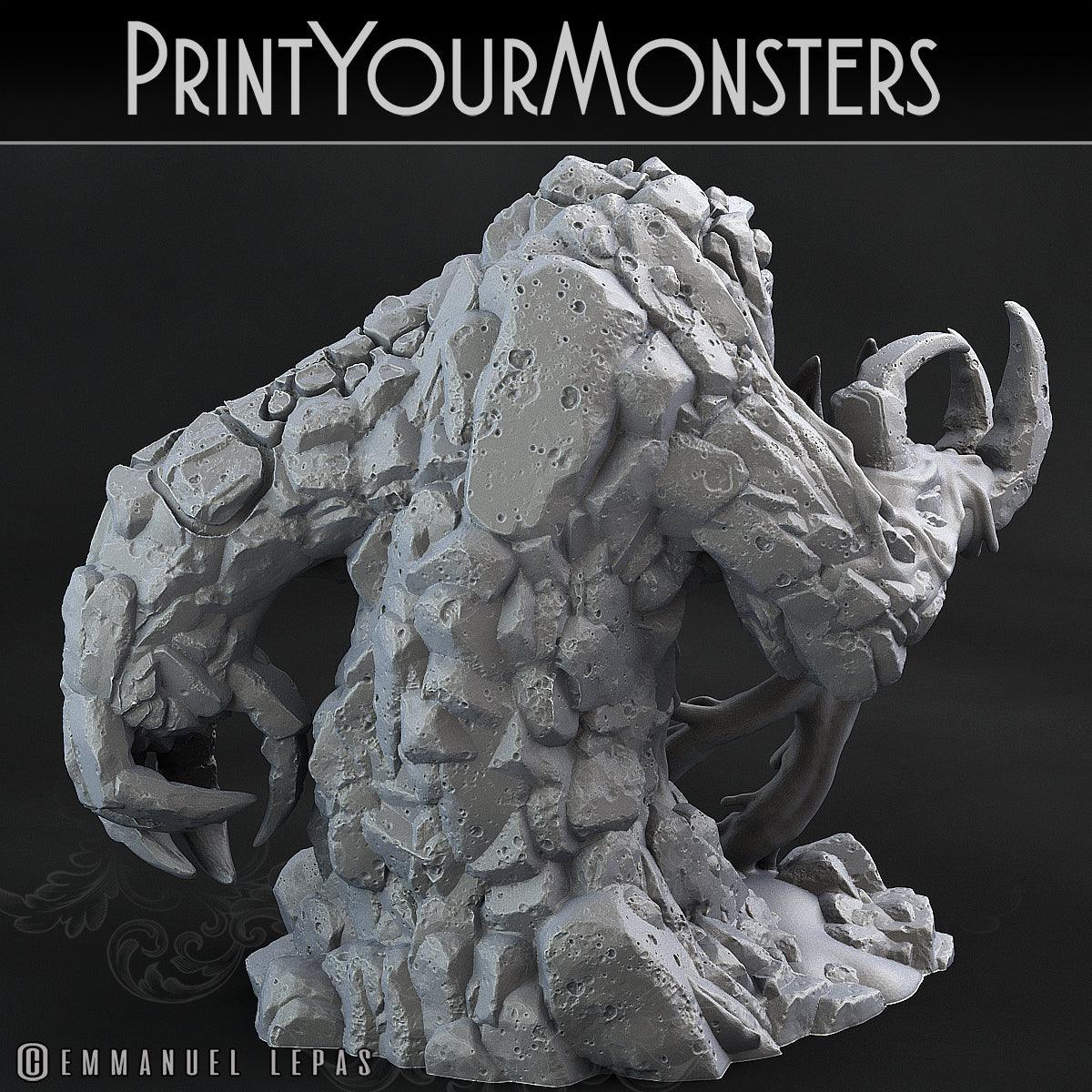 3D Printed Print Your Monsters Infernal Magma Elementals 28mm - 32mm D&D Wargaming