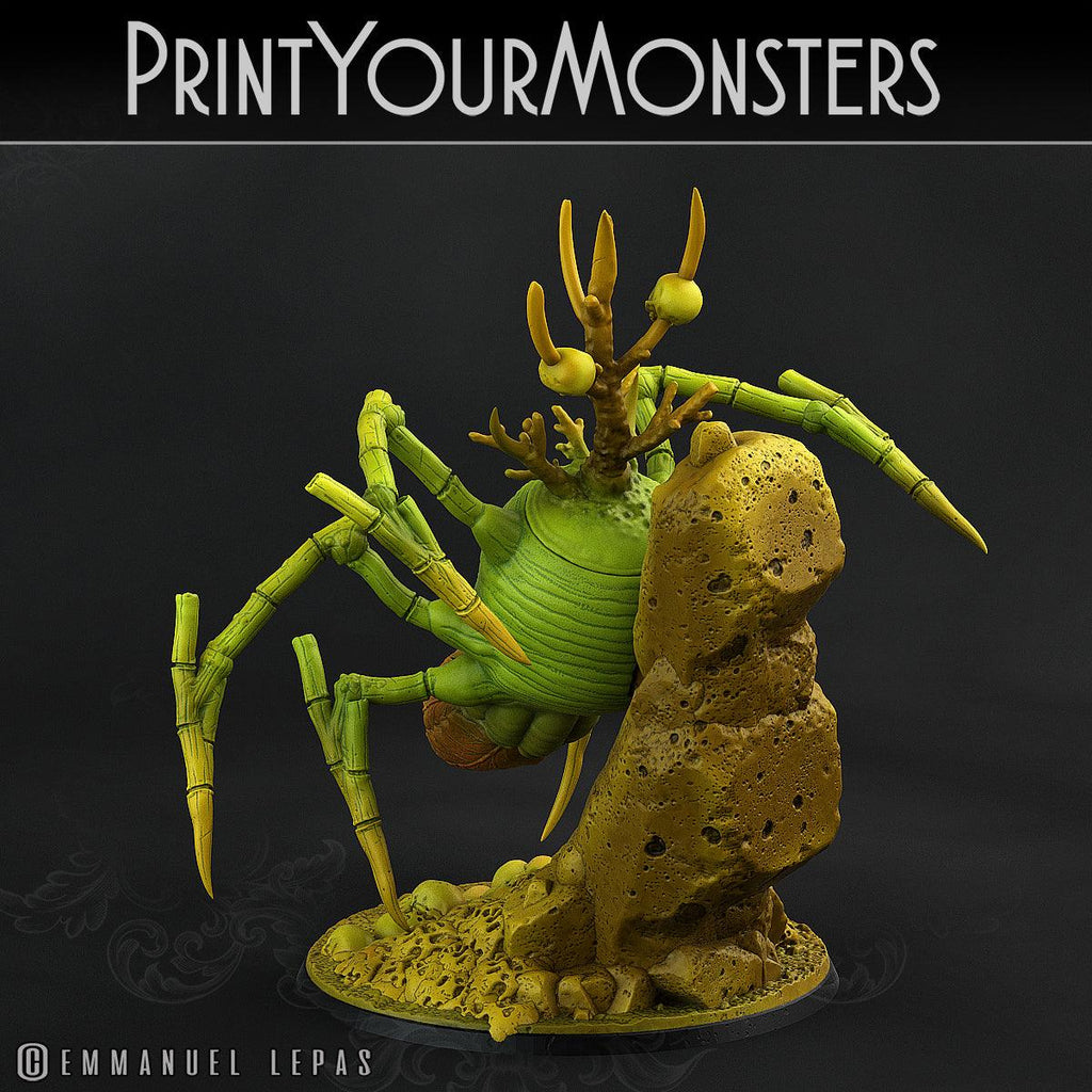 3D Printed Print Your Monsters Leaftongue Tarantulas Carniflora Jungle Predators 28mm - 32mm D&D Wargaming