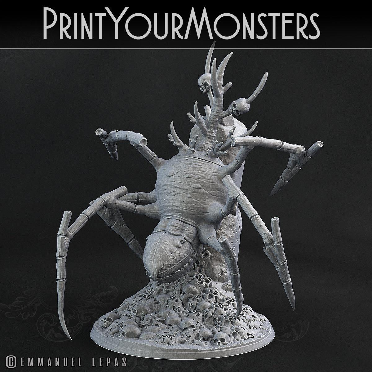 3D Printed Print Your Monsters Leaftongue Tarantulas Carniflora Jungle Predators 28mm - 32mm D&D Wargaming